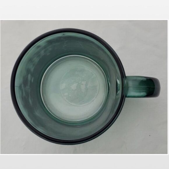 New Coffee Glass Virgo Zodiac Green Transparent Silver Star Constellation NWT - Picture 11 of 13